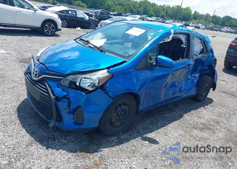 2015 Toyota Yaris L из США, поврежденный, VIN VNKJTUD38FA018344